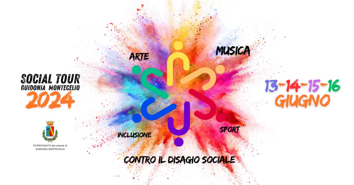 A Guidonia Montecelio il Social Tour 2024 con tanti ospiti