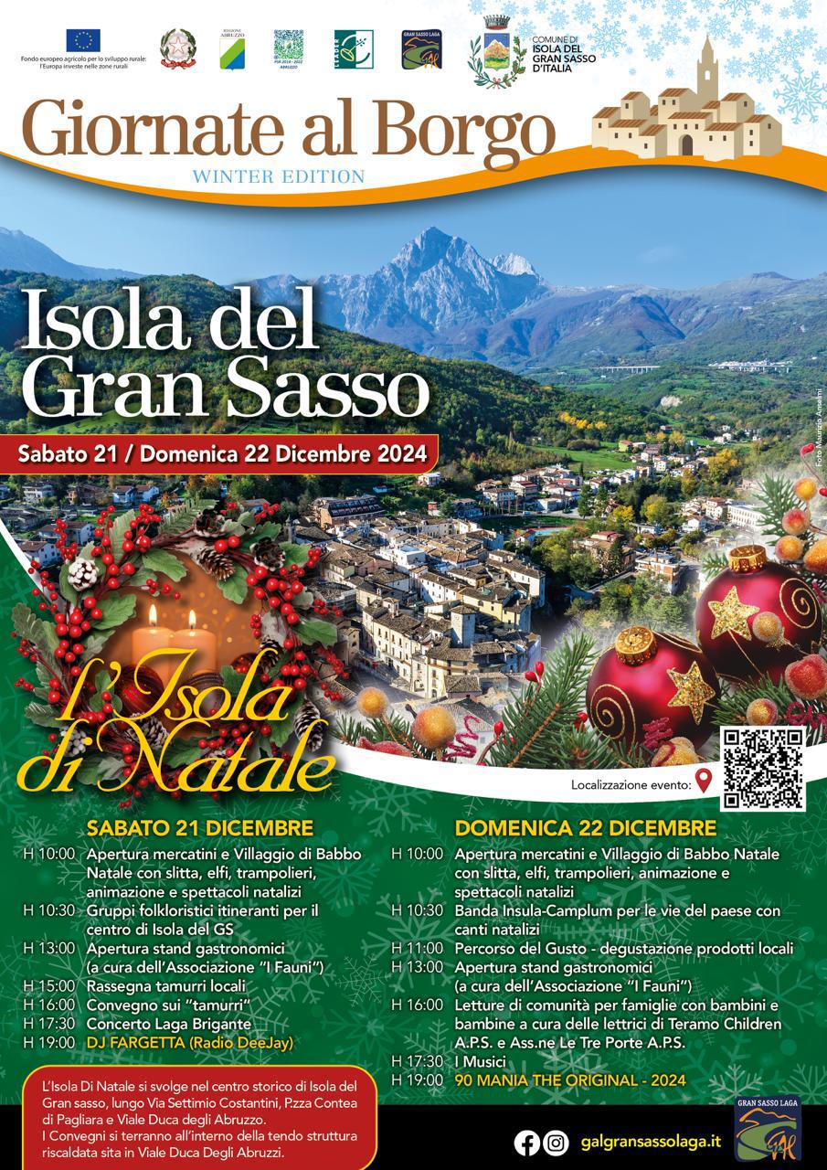 Il borgo di Isola del Gran Sasso ospita l’evento “L’Isola di Natale”