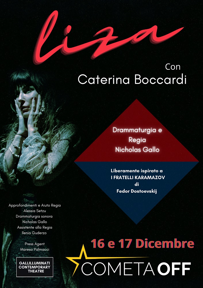 Caterina Boccardi è Liza al Teatro Cometa Off di Roma